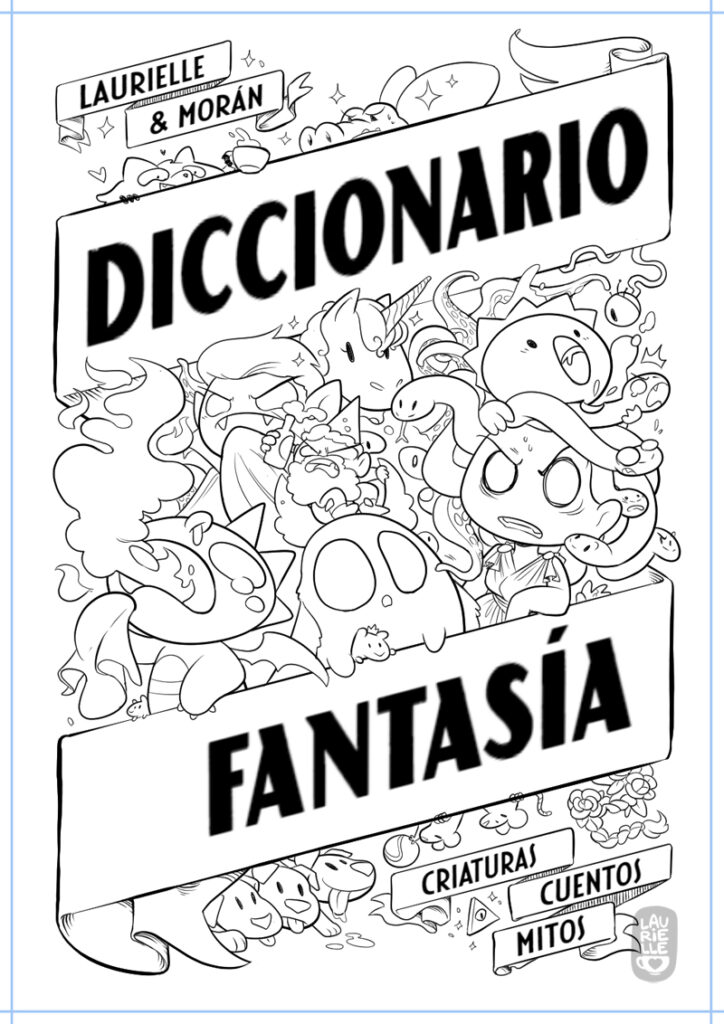 Línea de la portada del Diccionario de Fantasía
