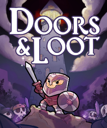 Imagen vertical achatada del videojuego Doors & Loot