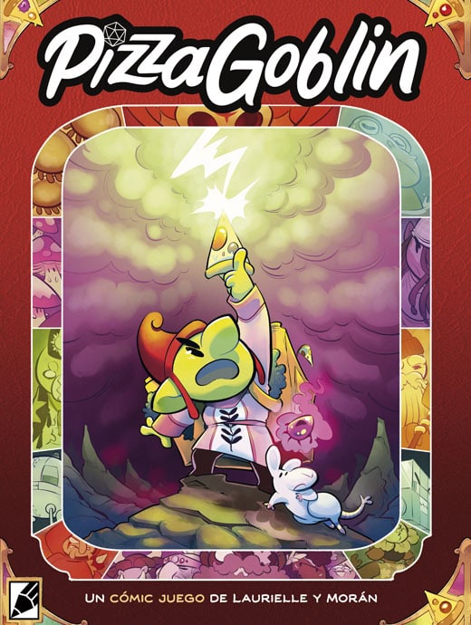 Portada del cómic-juego Pizza Goblin, de Laurielle y Morán