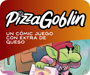 Imagen del cómic-juego Pizza Goblin, que se publicará con Grafito Editorial