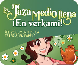 La Taza Medio Llena ¡en erkami! ¡El primer volumen de la tetería, en papel!